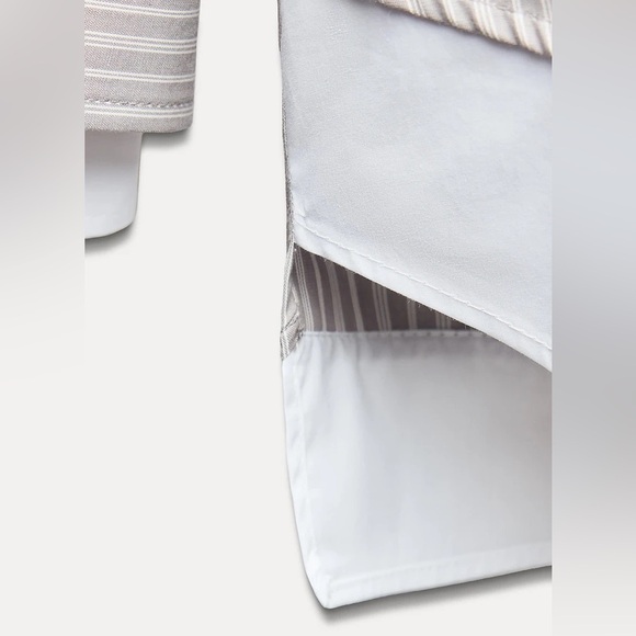 DOUBLE CUFF OVERSIZED POPLIN SHIRT - Picture 10 of 10